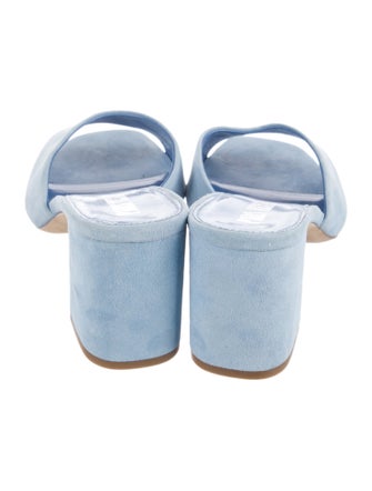 Paris Texas Suede Slides