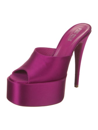 Paris Texas Satin Mules