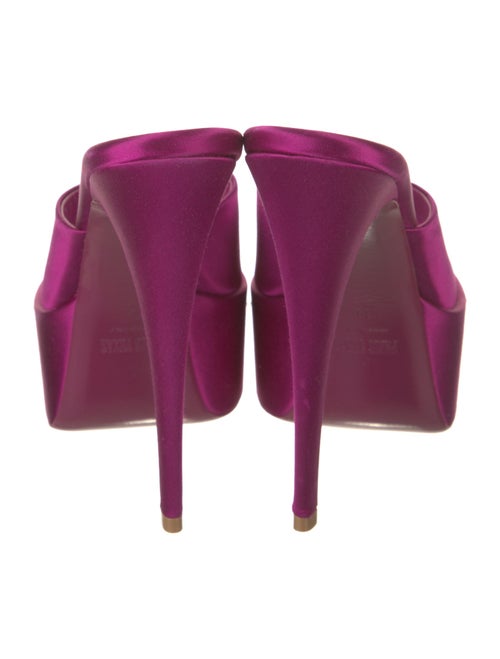 Paris Texas Satin Mules