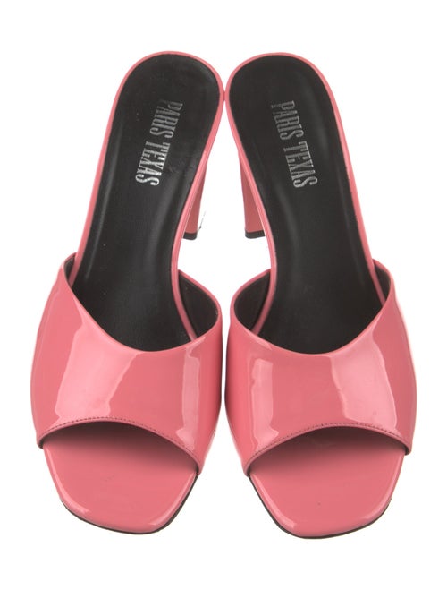 Paris Texas Patent Leather Slides