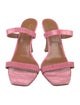 Paris Texas Leather Slides