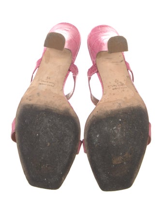 Paris Texas Leather Slides