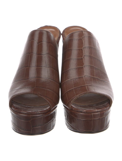 Paris Texas Leather Slides