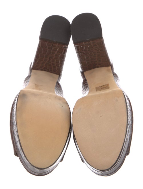 Paris Texas Leather Slides