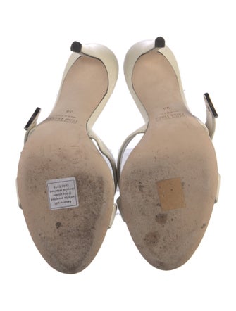 Paris Texas Leather Slides