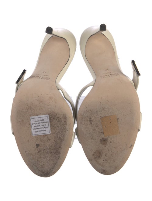 Paris Texas Leather Slides