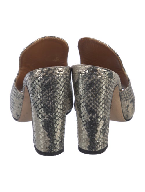Paris Texas Leather Animal Print Slides