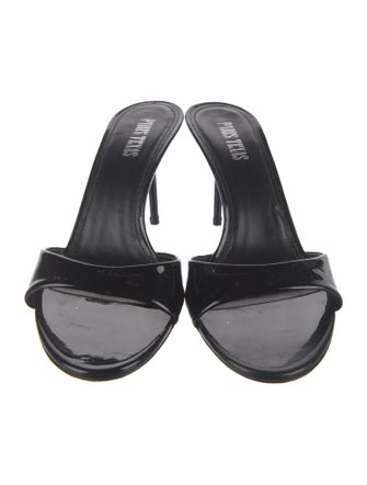 Paris Texas Patent Leather Slides