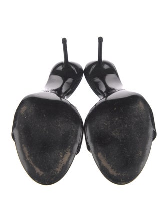 Paris Texas Patent Leather Slides