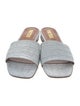 Paris Texas Embossed Leather Slides