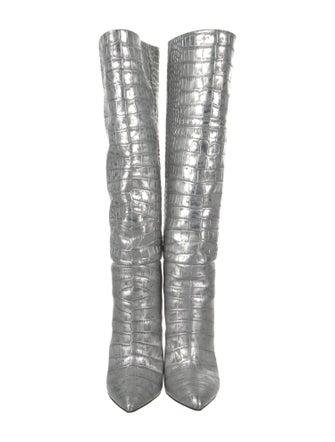 Paris Texas Embossed Leather Boots