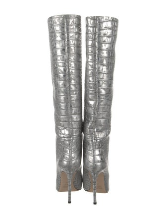 Paris Texas Embossed Leather Boots