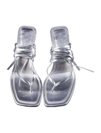 Paris Texas Leather Sandals