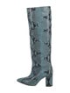 Paris Texas Embossed Leather Animal Print Boots
