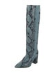 Paris Texas Embossed Leather Animal Print Boots