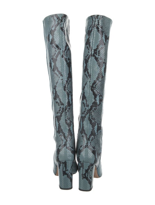 Paris Texas Embossed Leather Animal Print Boots