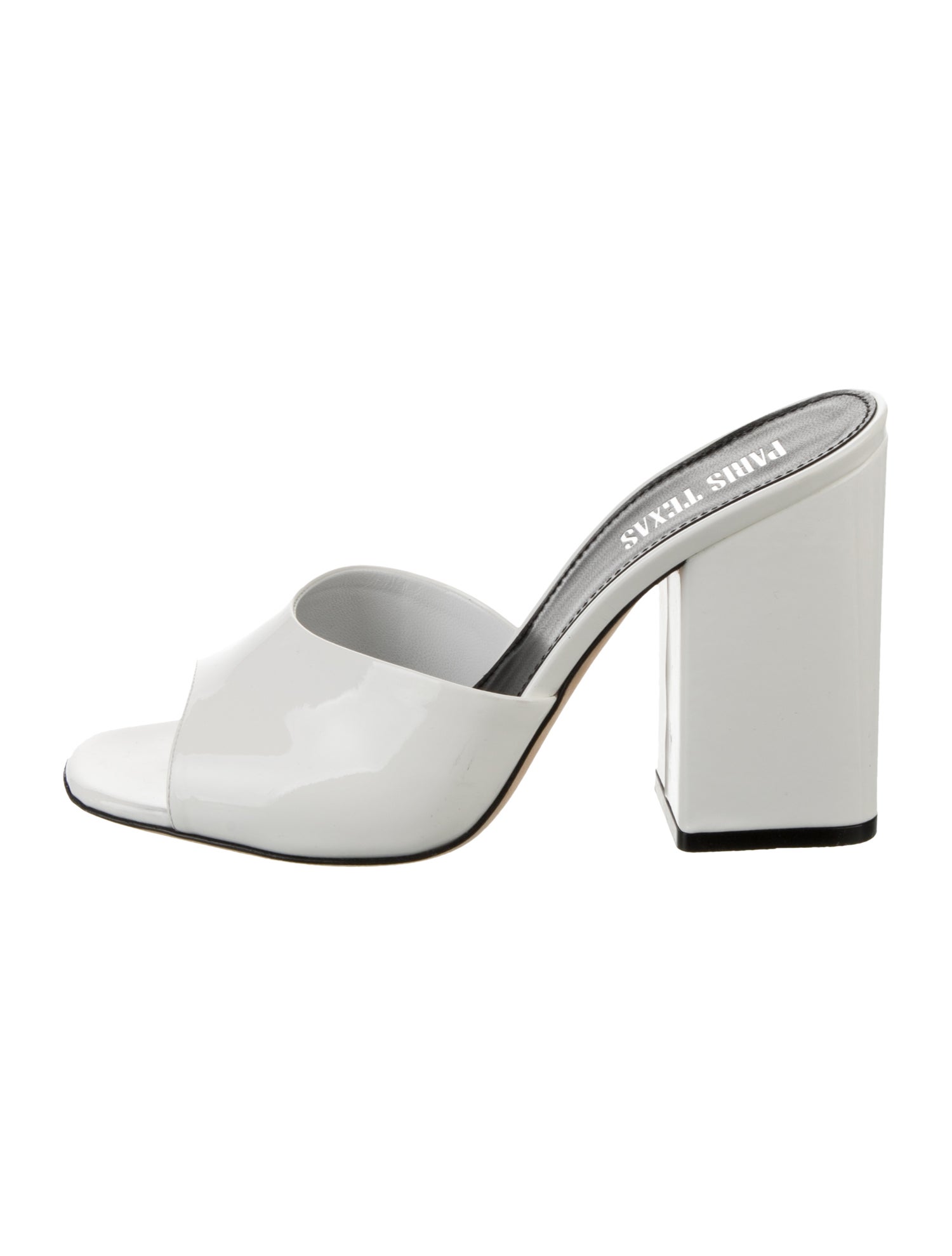 Paris Texas Patent Leather Slides