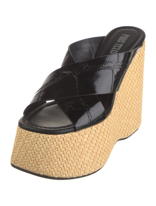 Paris Texas Leather Slides