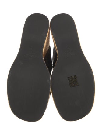 Paris Texas Leather Slides