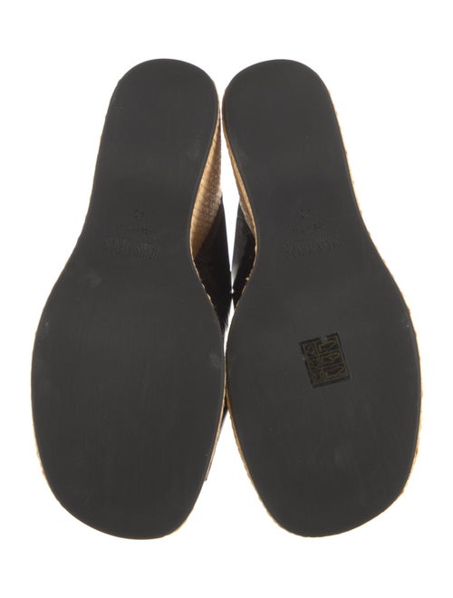 Paris Texas Leather Slides