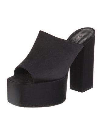 Paris Texas Satin Slides