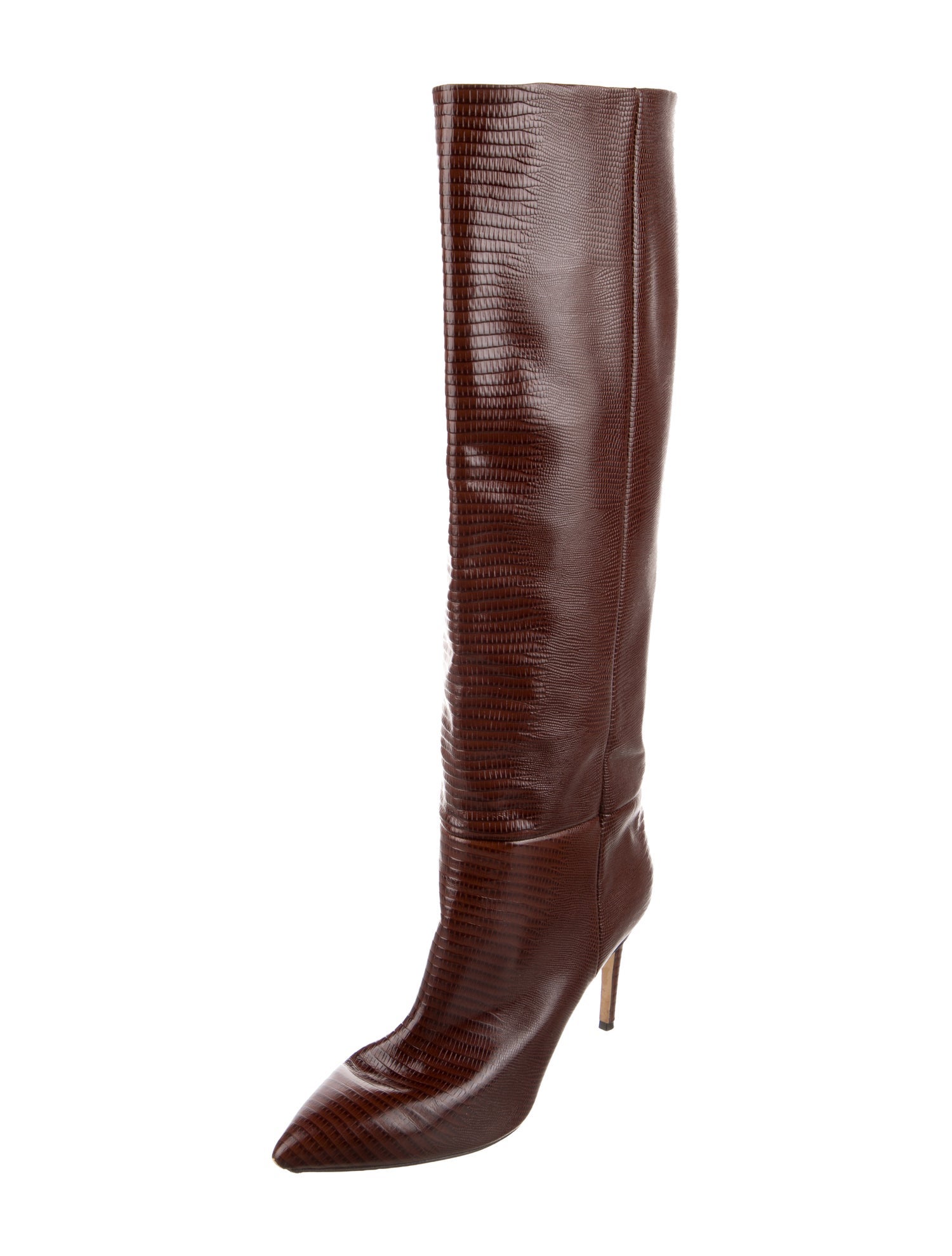 Paris Texas Embossed Leather Boots