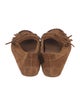 Paris Texas Suede Whipstitch Trim Moccasins