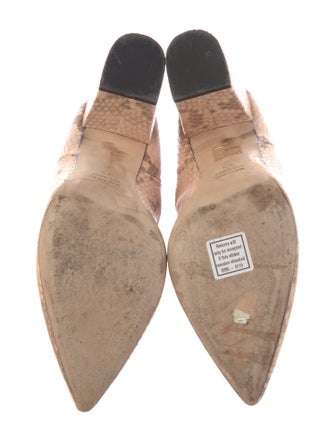 Paris Texas Leather Animal Print Chelsea Boots