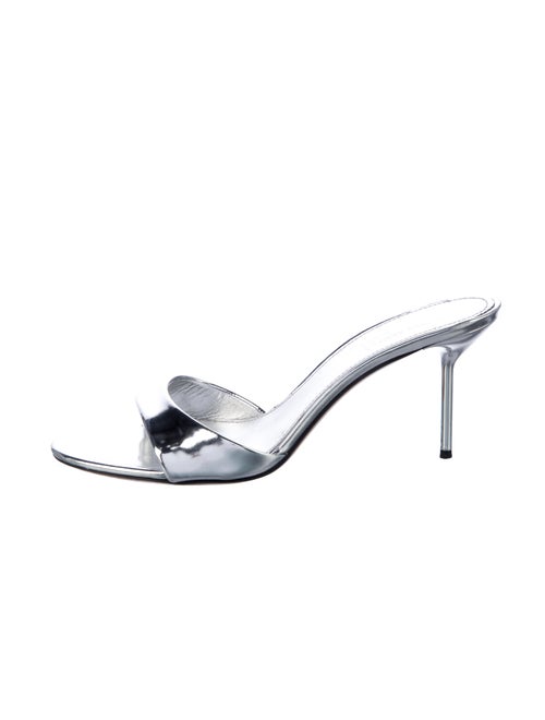 Paris Texas Leather Slides