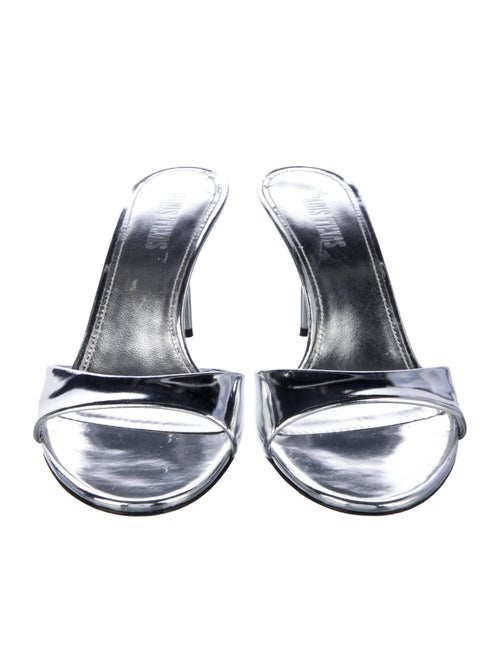 Paris Texas Leather Slides