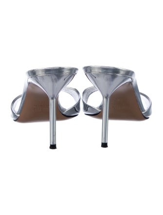 Paris Texas Leather Slides