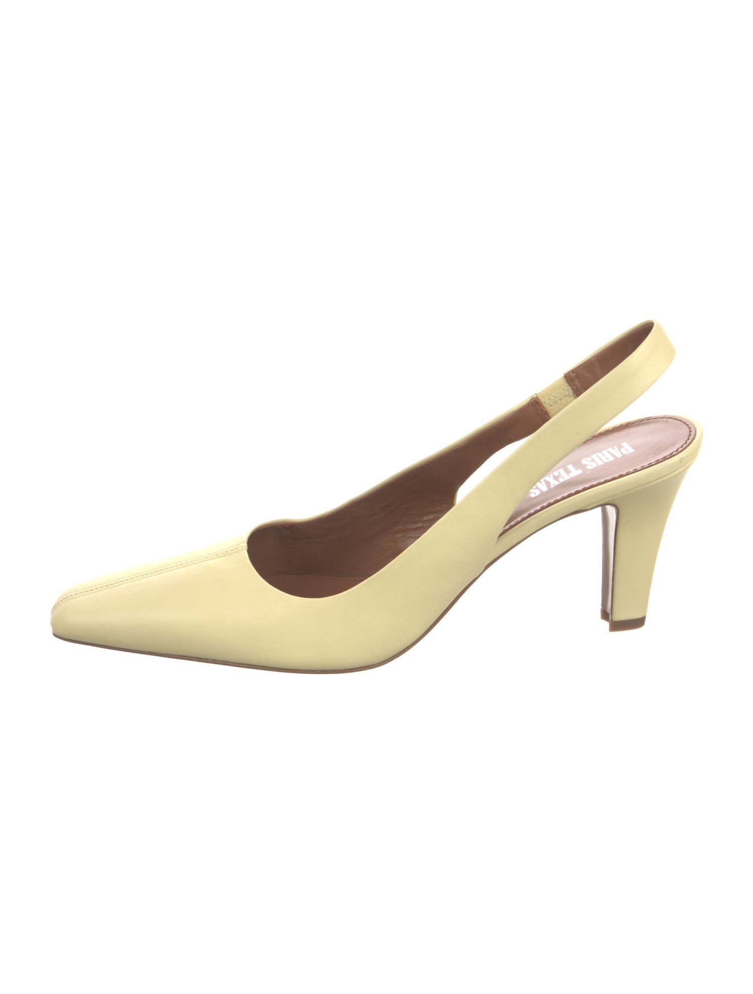 Paris Texas Leather Slingback Pumps