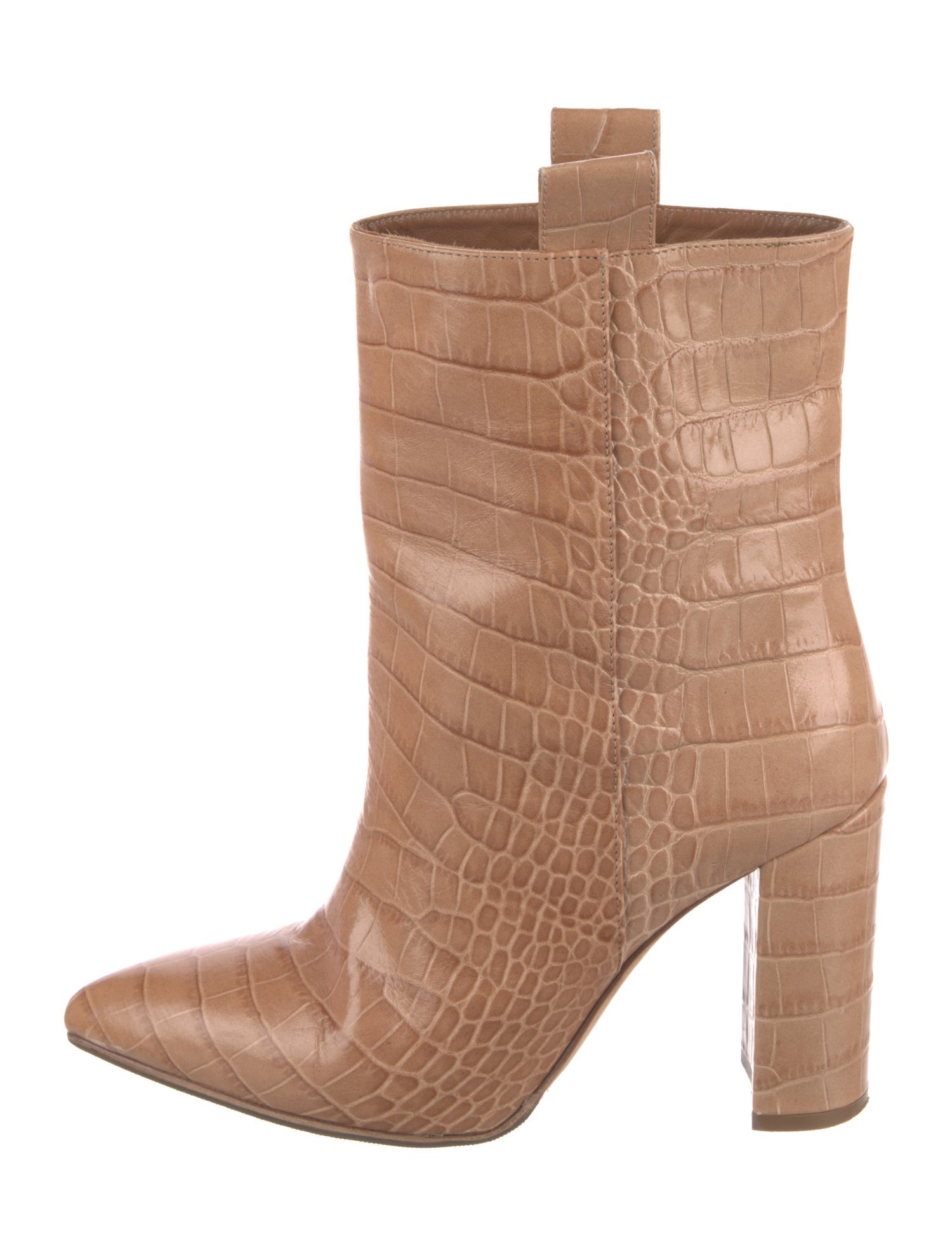 Paris Texas Embossed Leather Animal Print Boots