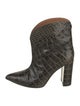 Paris Texas Leather Animal Print Western Boots