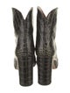 Paris Texas Leather Animal Print Western Boots