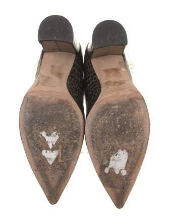 Paris Texas Leather Animal Print Western Boots