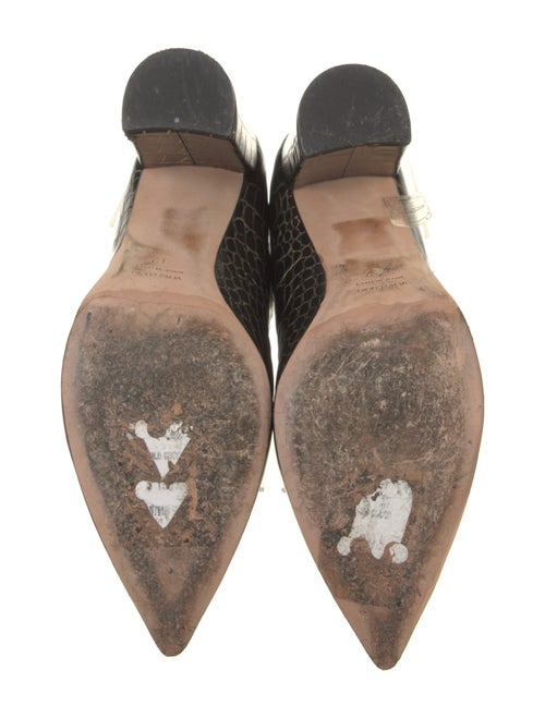 Paris Texas Leather Animal Print Western Boots