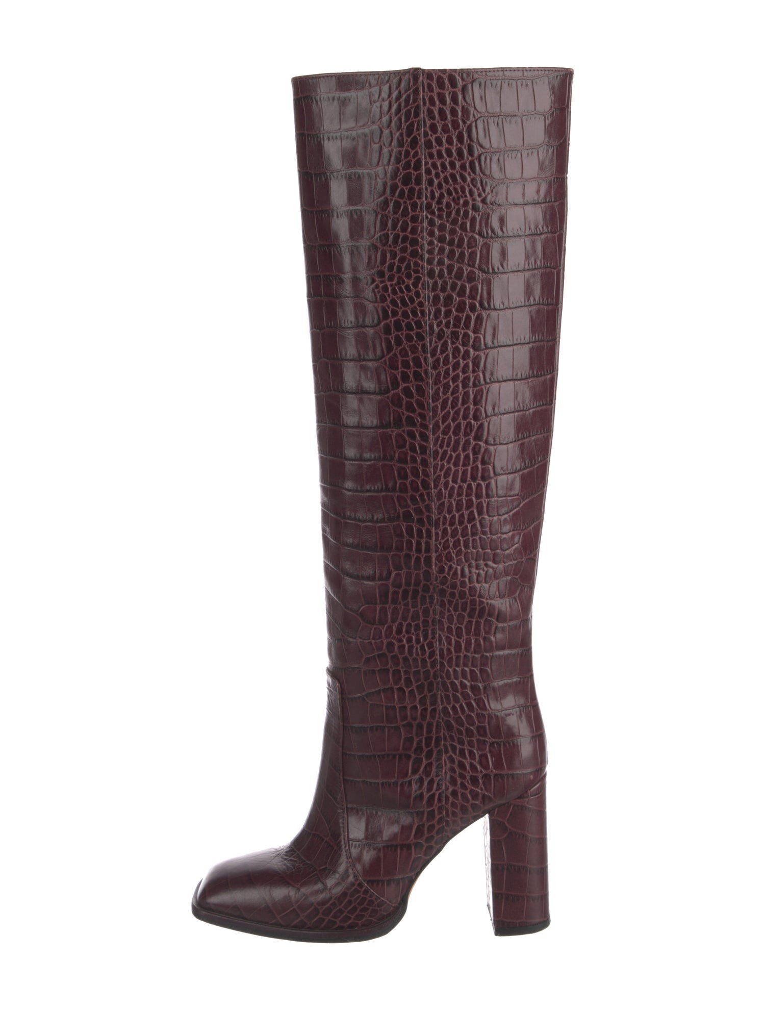 Paris Texas Embossed Leather Boots