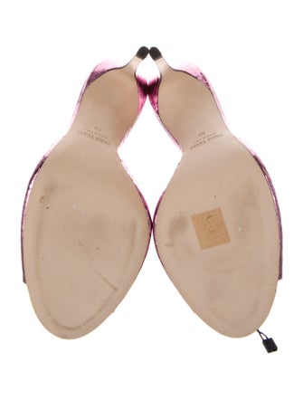 Paris Texas Leather Slides