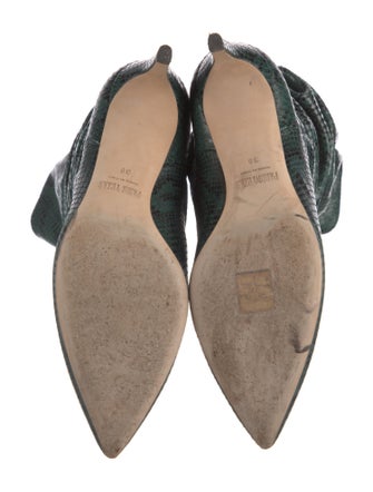 Paris Texas Leather Animal Print Slouch Boots