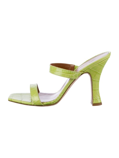 Paris Texas Leather Slides