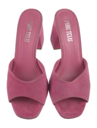 Paris Texas Suede Slides