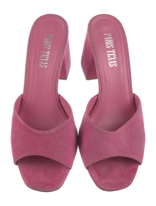 Paris Texas Suede Slides