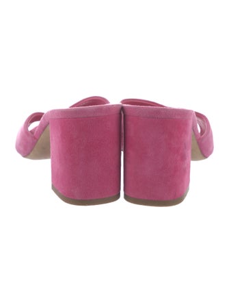 Paris Texas Suede Slides