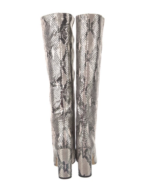 Paris Texas Embossed Leather Animal Print Boots