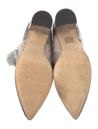 Paris Texas Embossed Leather Animal Print Boots