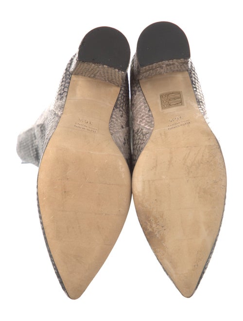 Paris Texas Embossed Leather Animal Print Boots