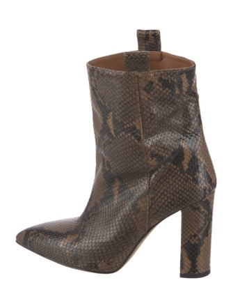 Paris Texas Embossed Leather Animal Print Boots