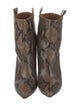 Paris Texas Embossed Leather Animal Print Boots