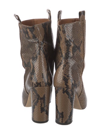 Paris Texas Embossed Leather Animal Print Boots